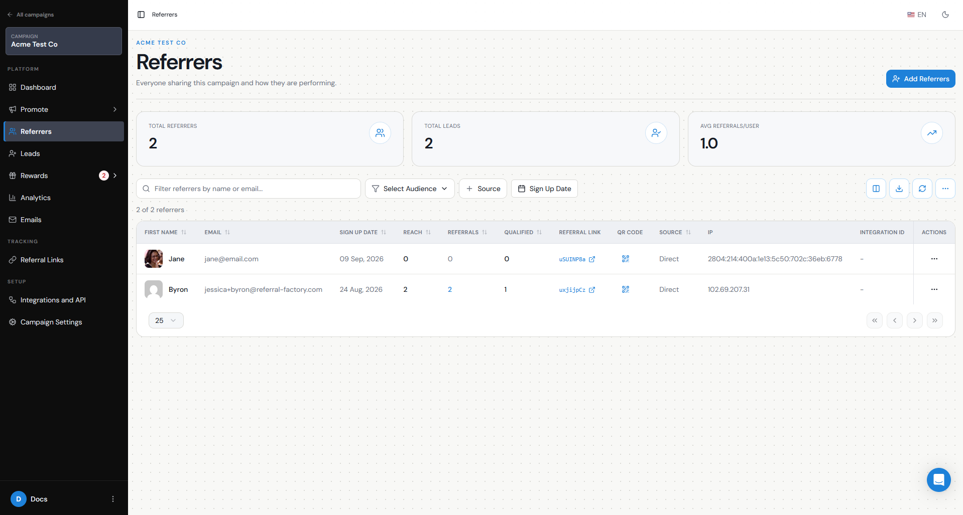 How To Setup An Affiliate Program With Referral Factory screenshot 7