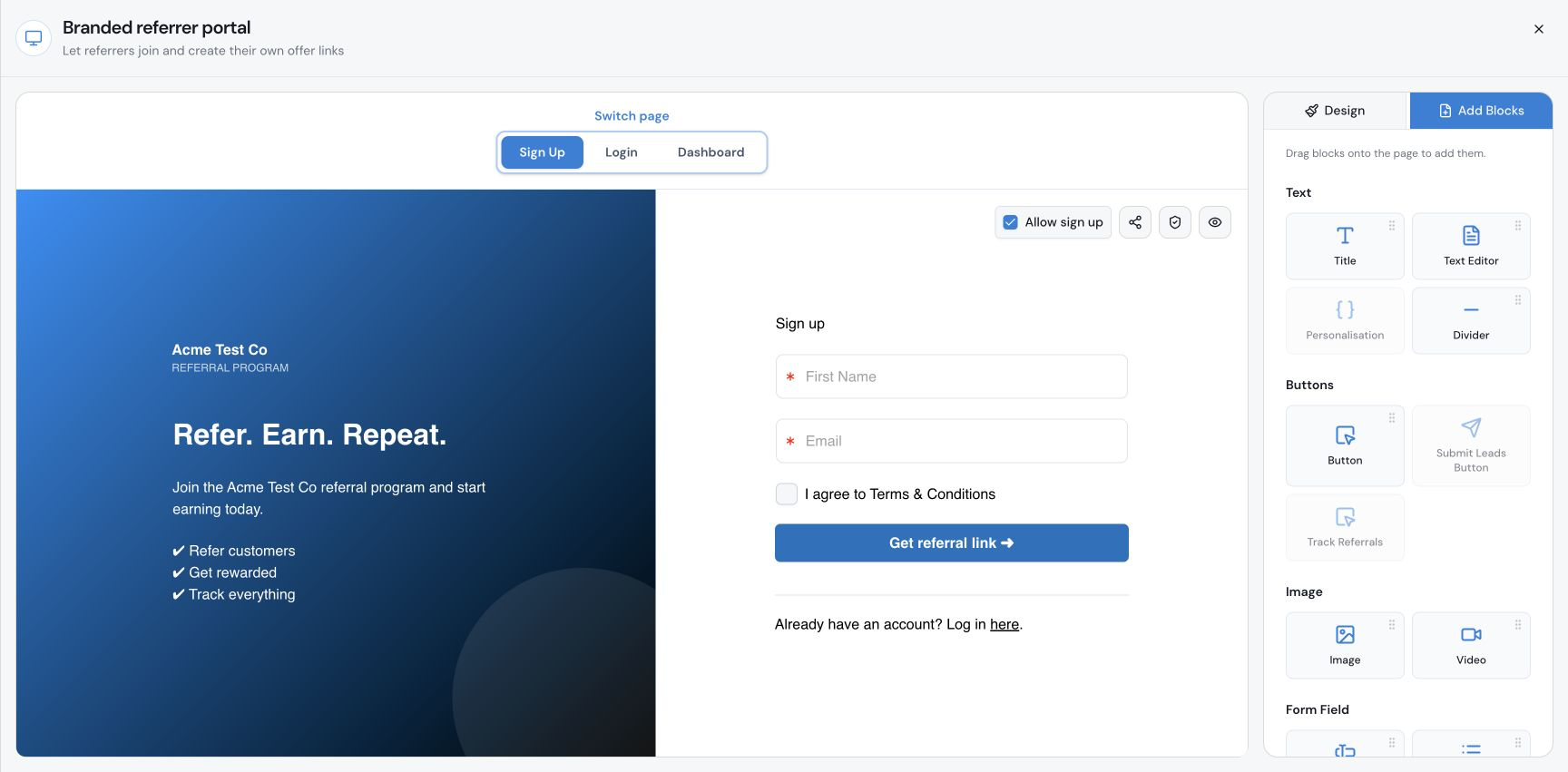 How to Create and Use a Branded Referrer Portal