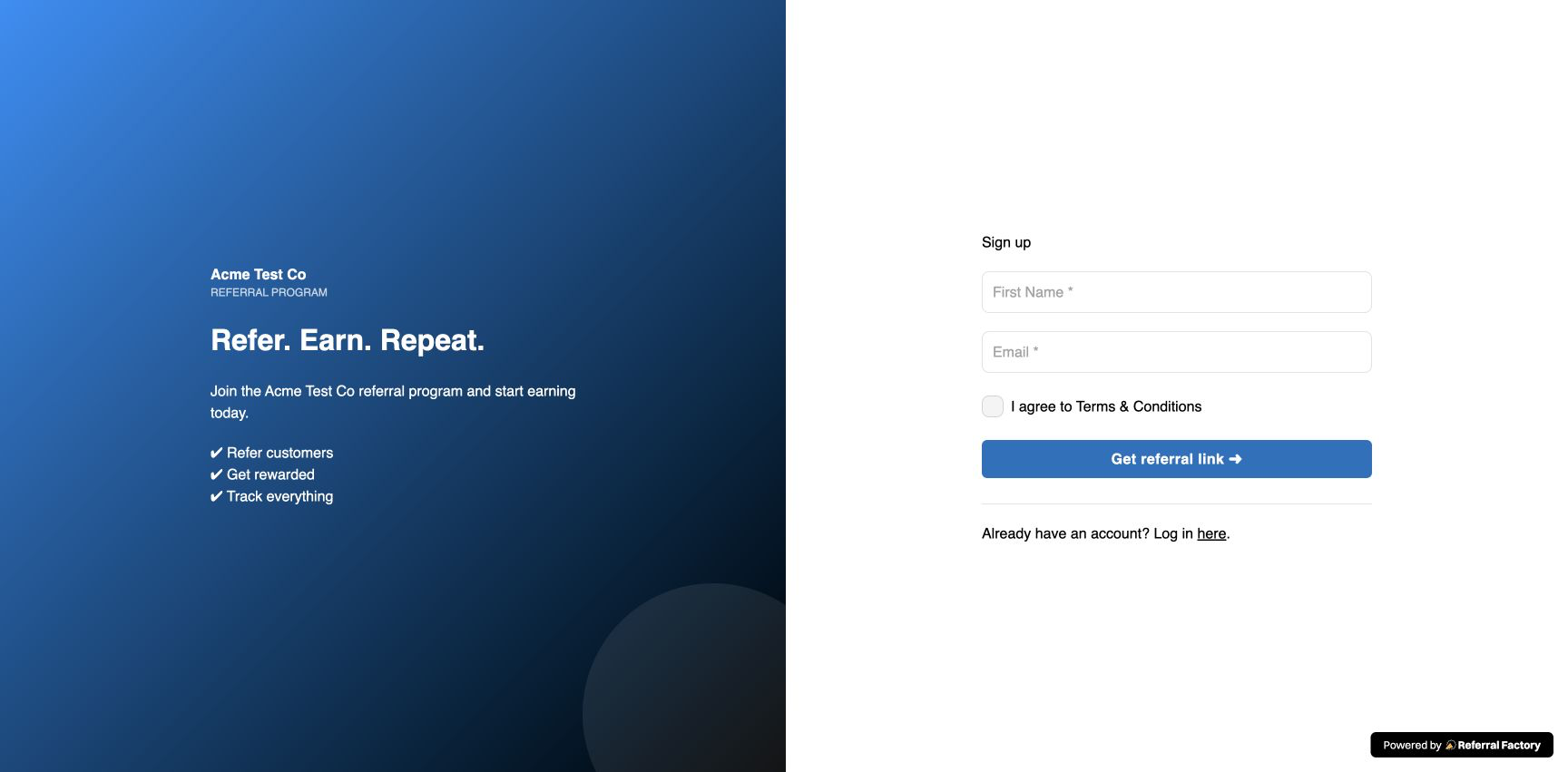 How to Create and Use a Branded Referrer Portal
