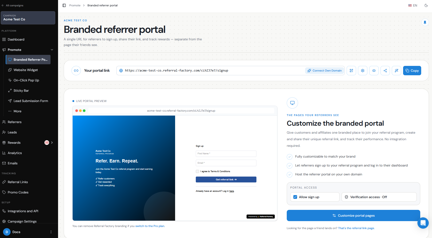 How Do Customers Share Referrals Using a Referral Link? screenshot 4