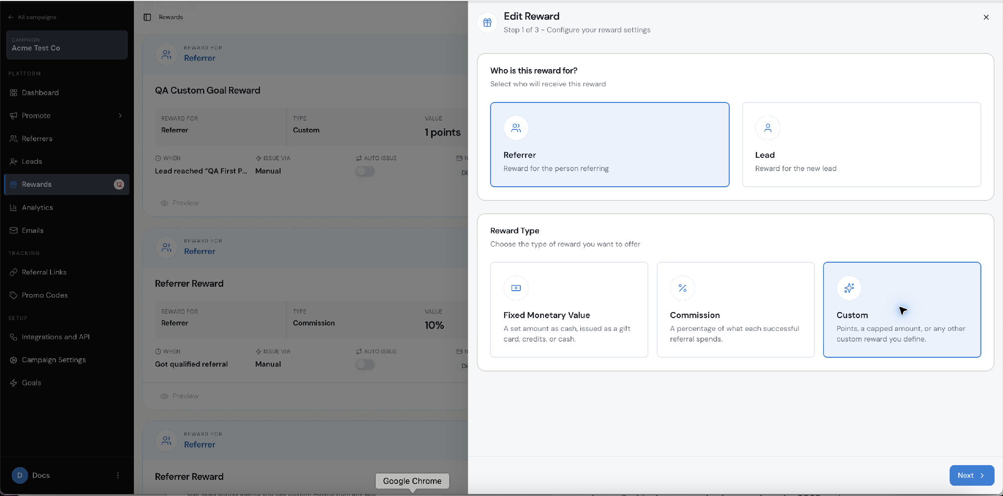Can I Issue Loyalty Points or Tokens as Referral Rewards?