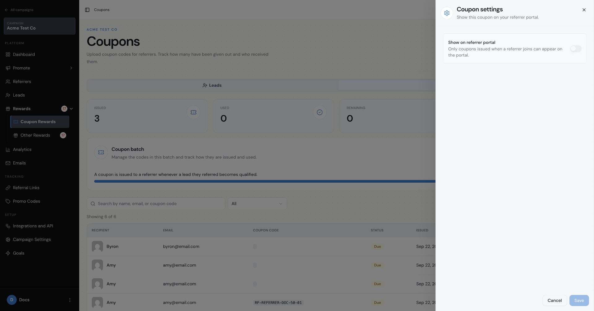 How Can I Reward Referrers With Unique Coupon Codes?