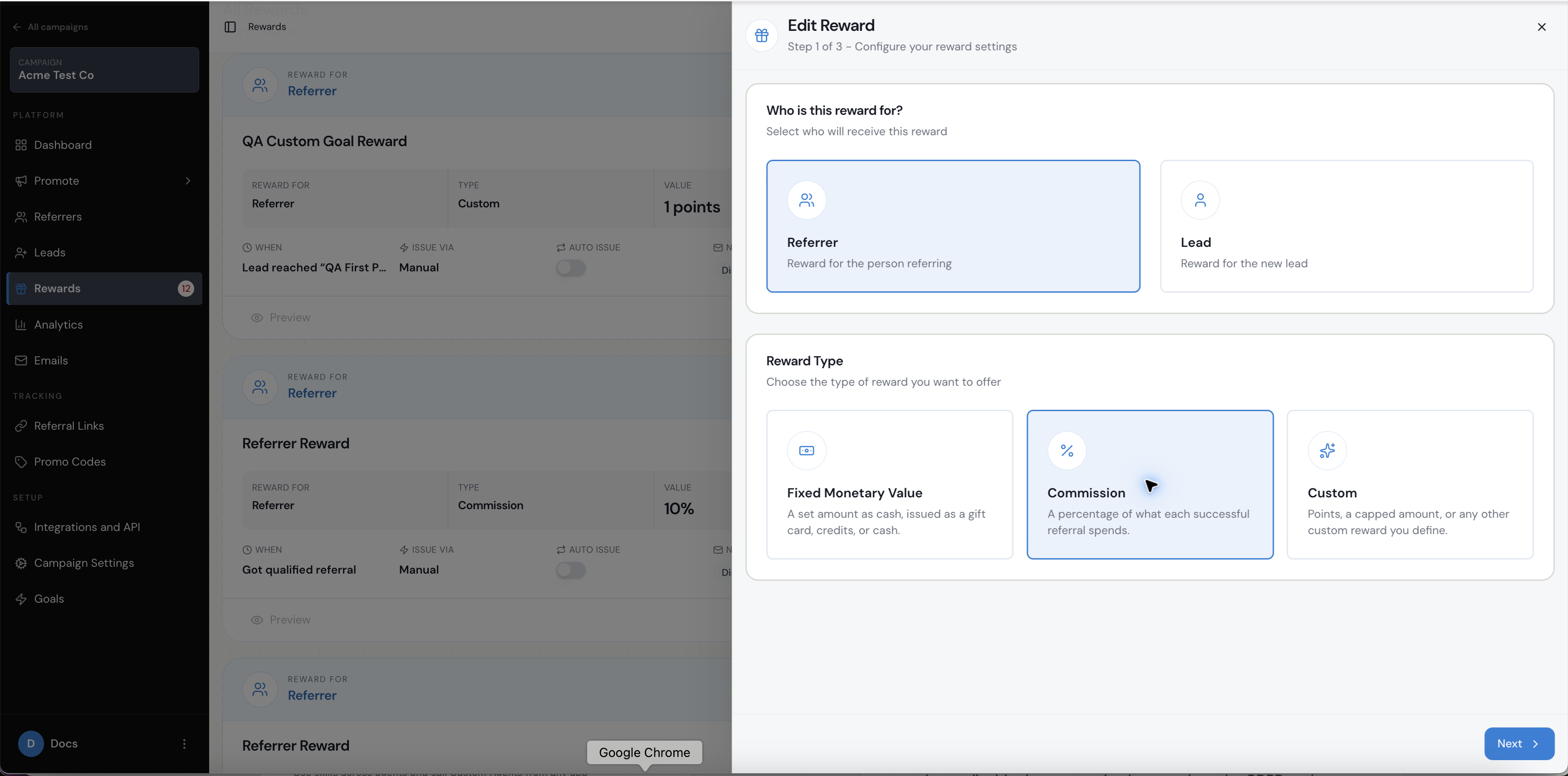 How Do I Set Up a Commission-Based Referral Reward?