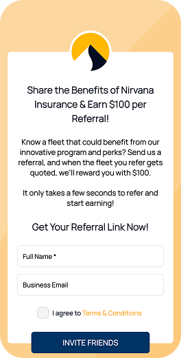 Insurance referral program example visual