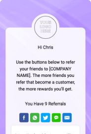 Referral and earn example