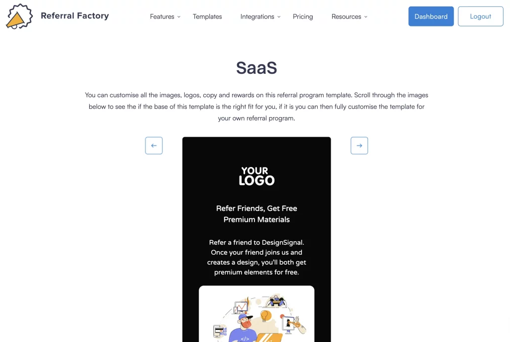 saas referral program