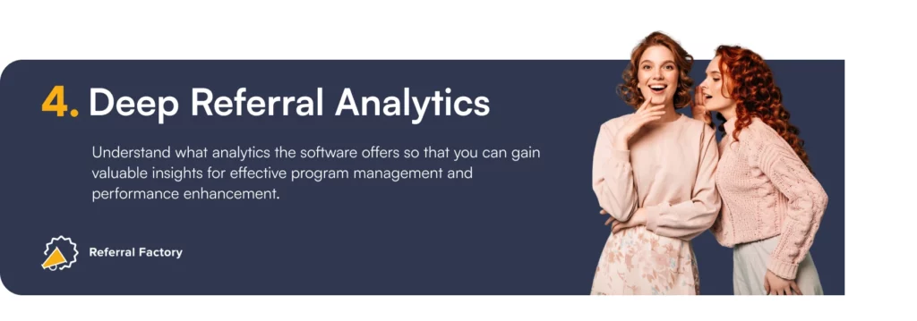 referral software tools analytics
