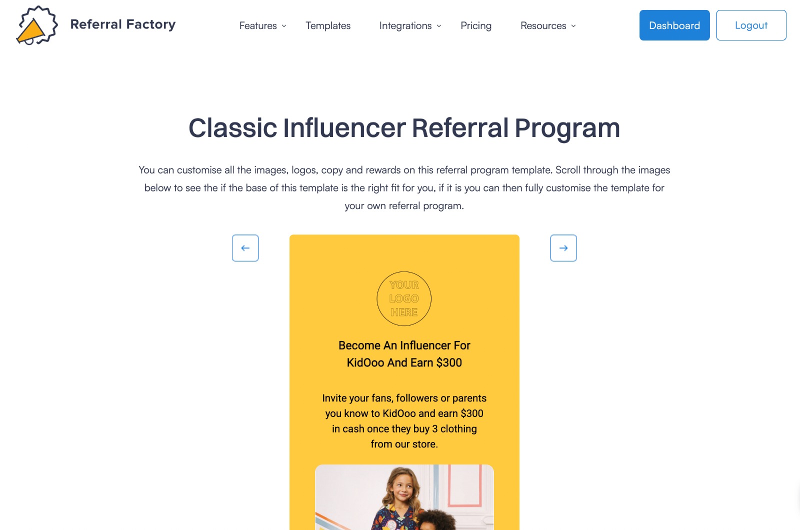 influencer referral program