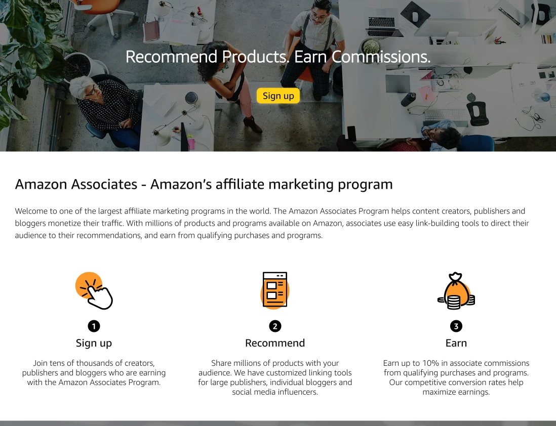 amazon affiliate program example best affiliate campaigns