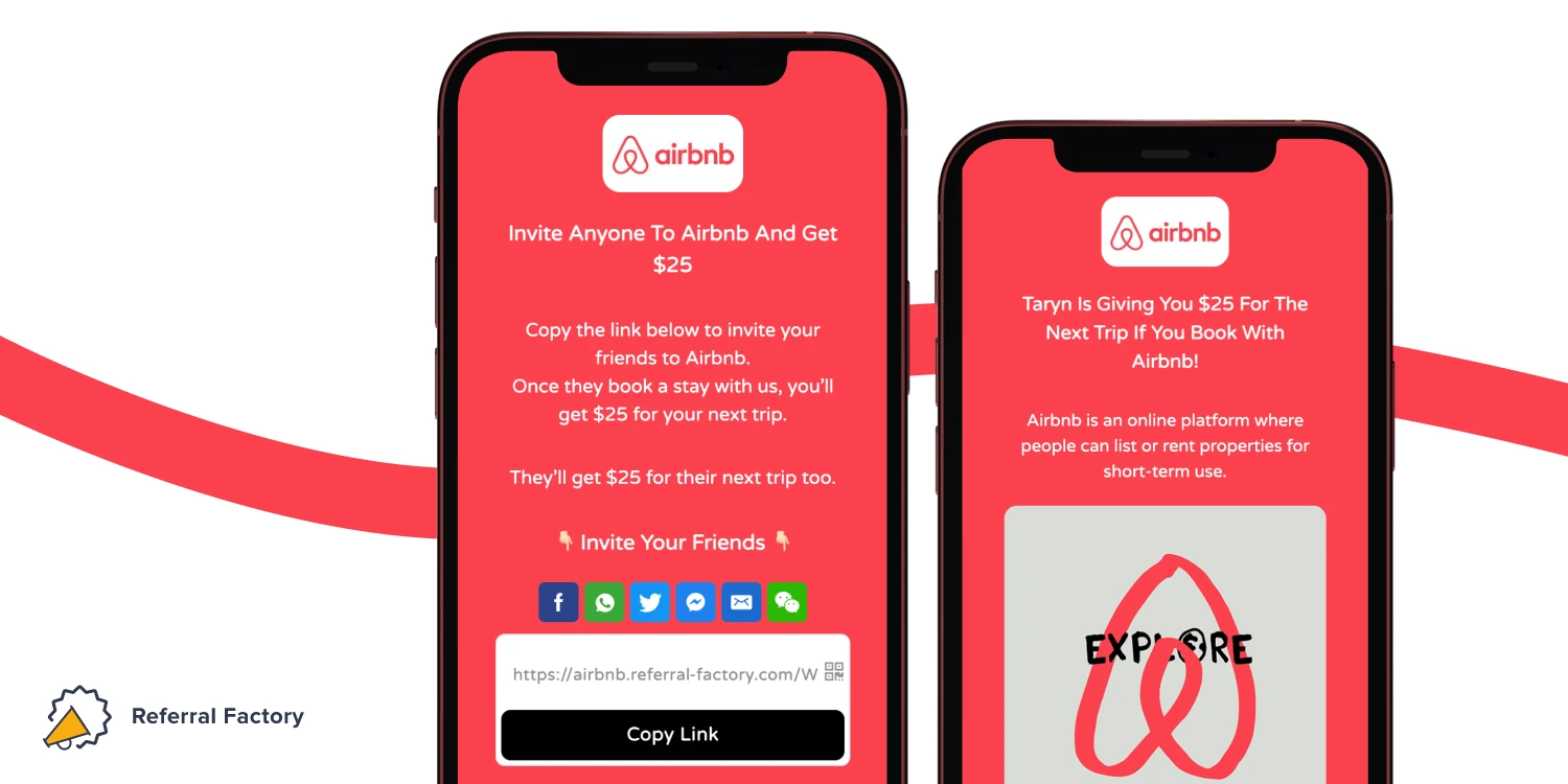 airbnb referral marketing referral program example