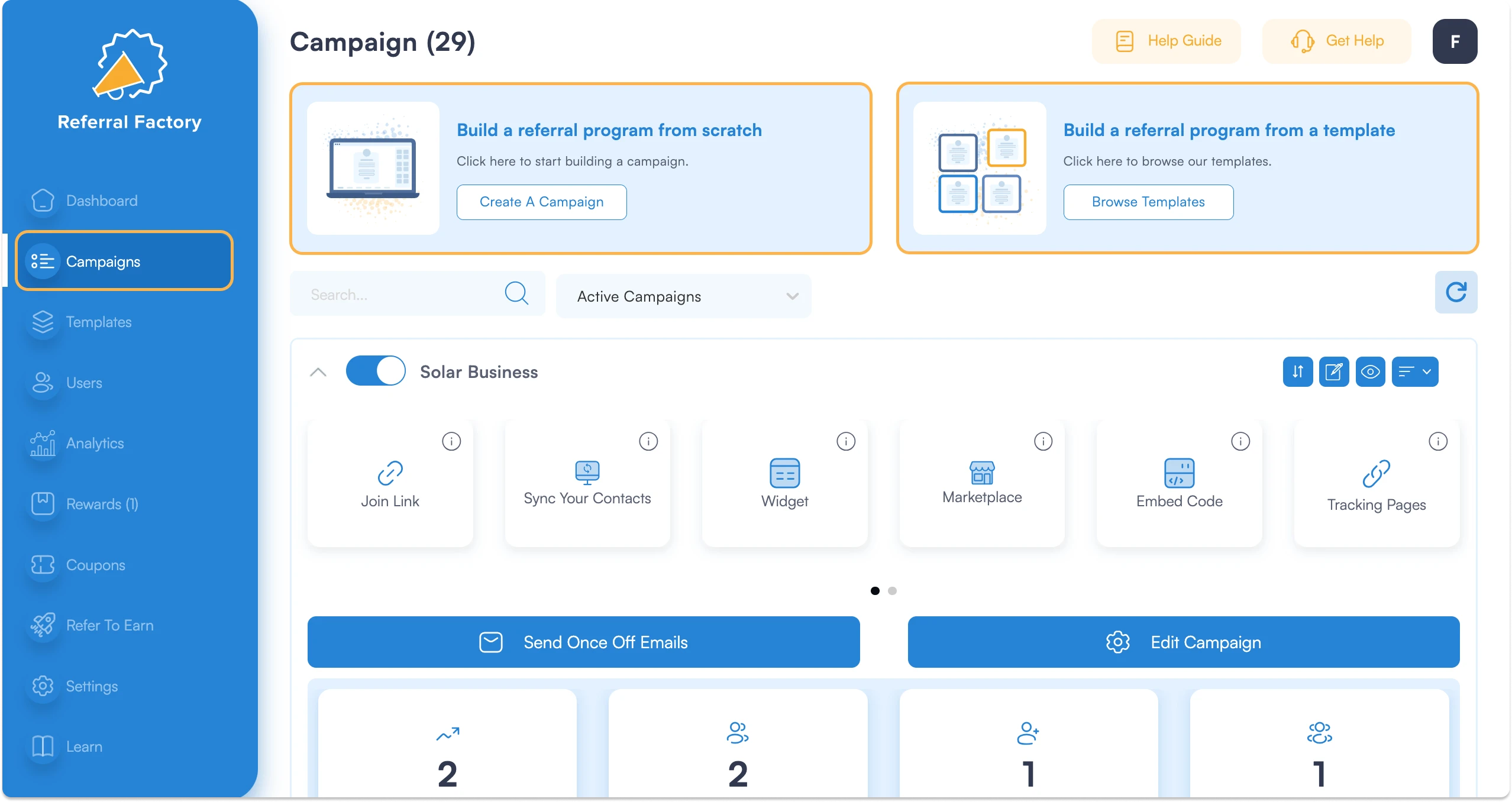 create a double-sided referral program referral marketing software referral factory