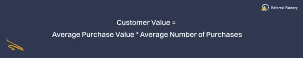 customer value formula how to calculate referral rewards 