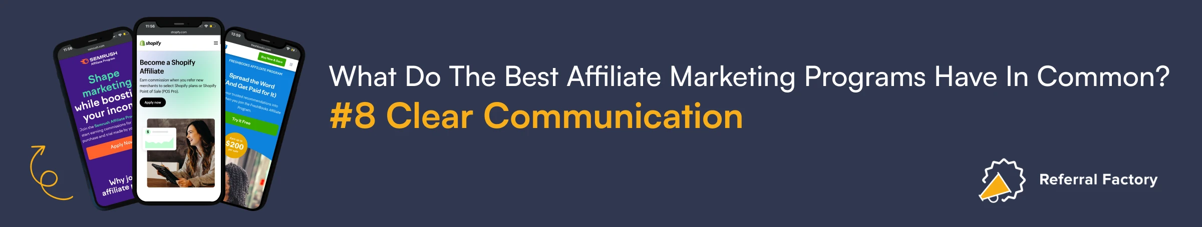 Best Affiliate Marketing Programs clear communication