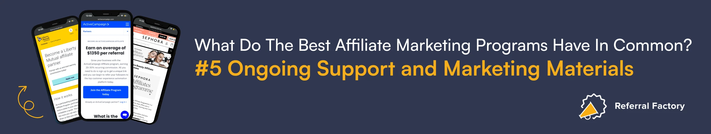 Best Affiliate Marketing Programs ongoing support marketing materials