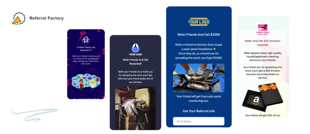examples of referral programs with referral rewards