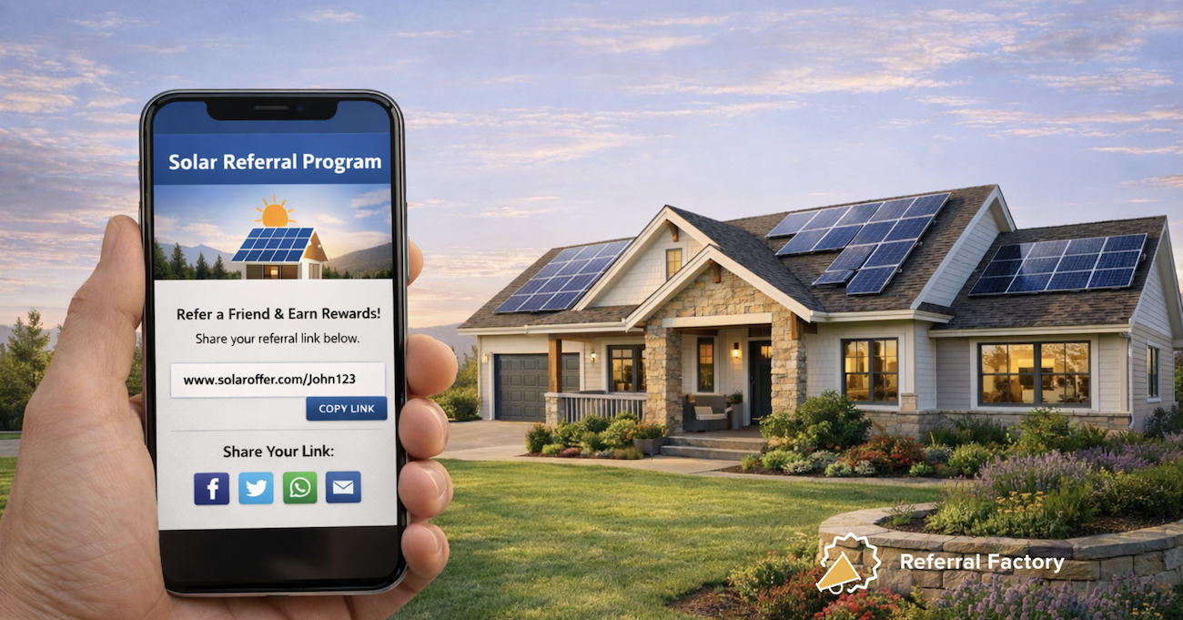 How Solar Companies Can Automate Referral Tracking - Referral Factory