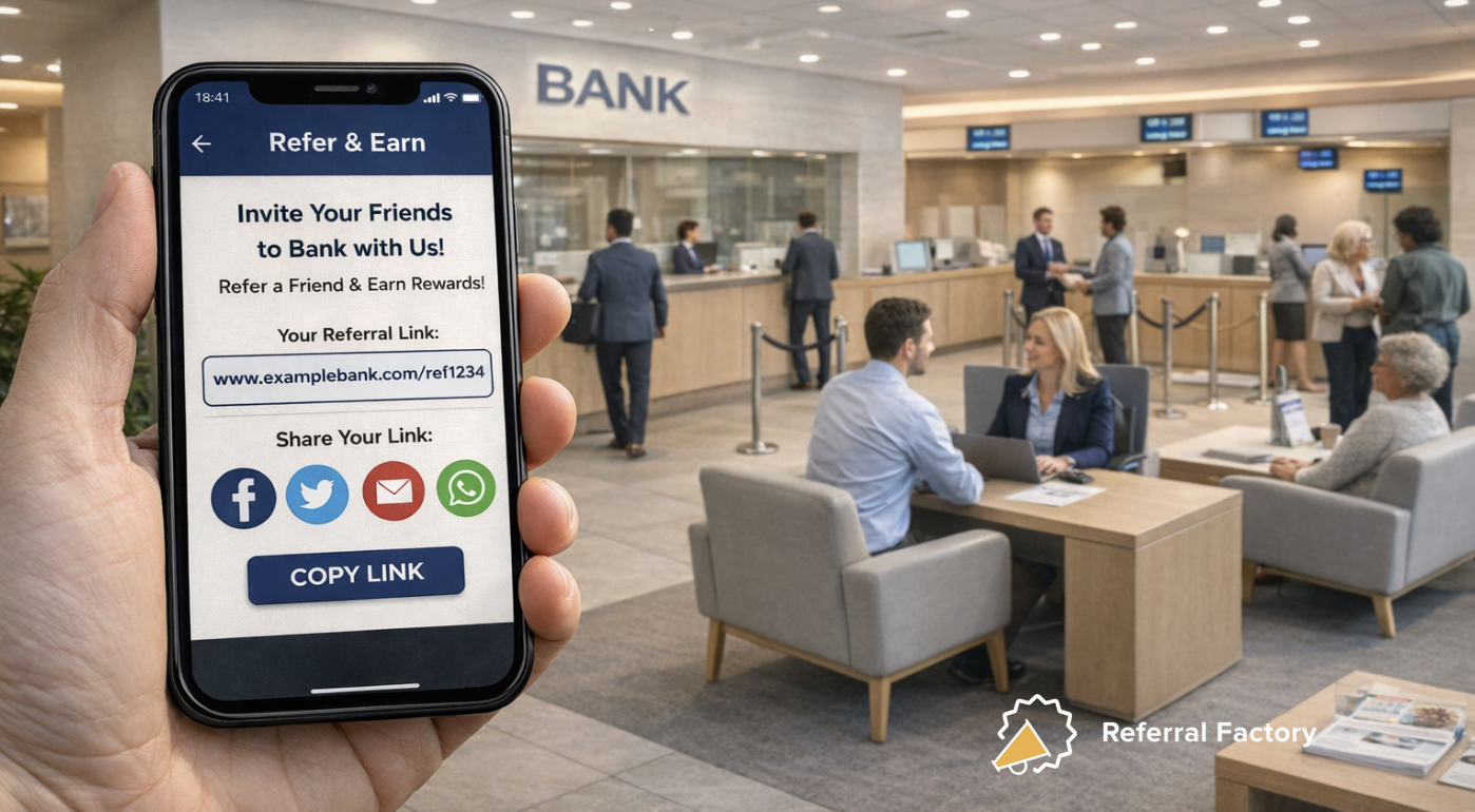 How Banks Track Referral Customers and Rewards - Referral Factory