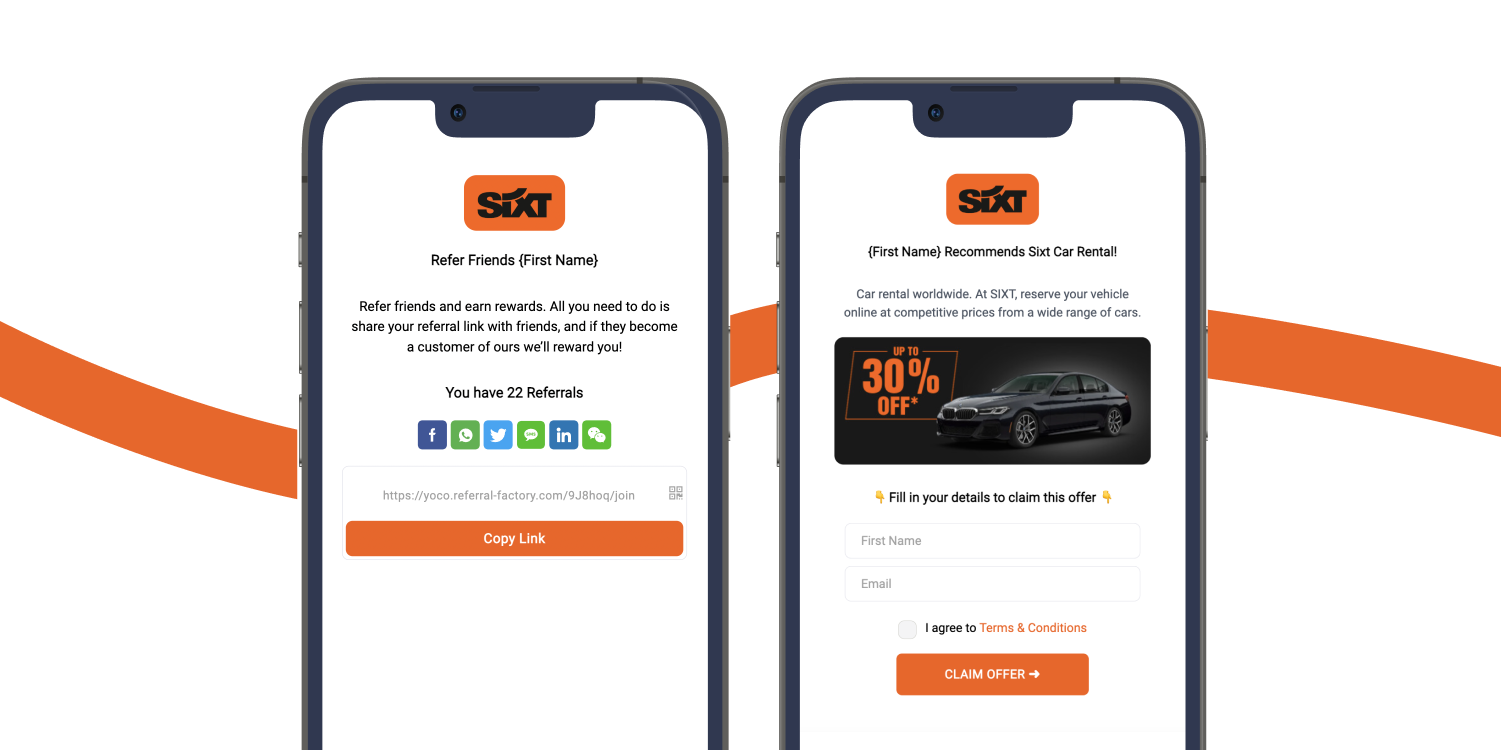 sixt refer a friend program best referral programs