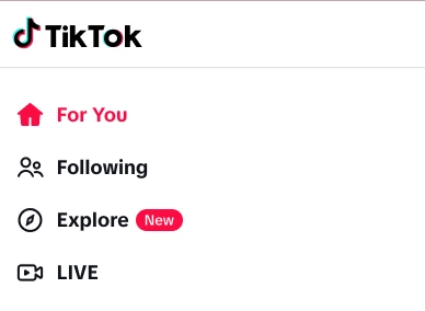 tiktok for you recommended button