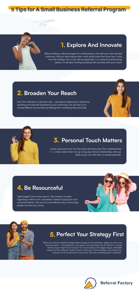 tips for small business referral program