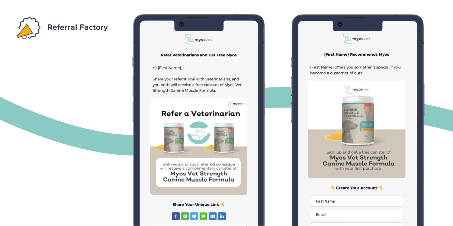 refer a friend program example vet referral program