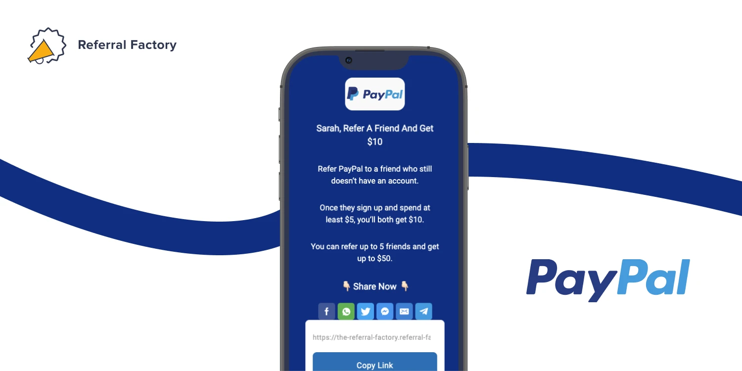 paypal refer a friend program