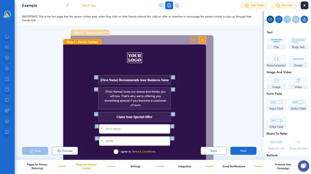how to build an affiliate partner program affiliate link page referral factory