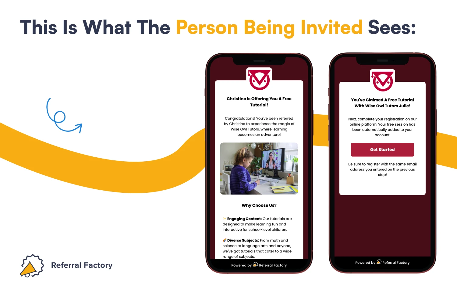 pages for the person invited educational services business case study