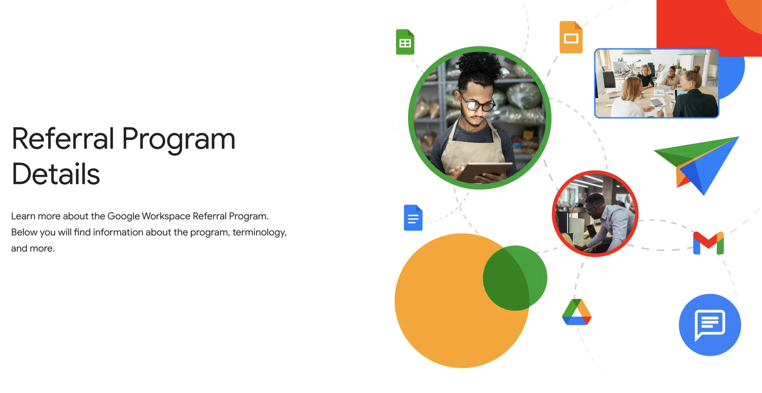 google workspace referral program details example marketing partner example your own customers 