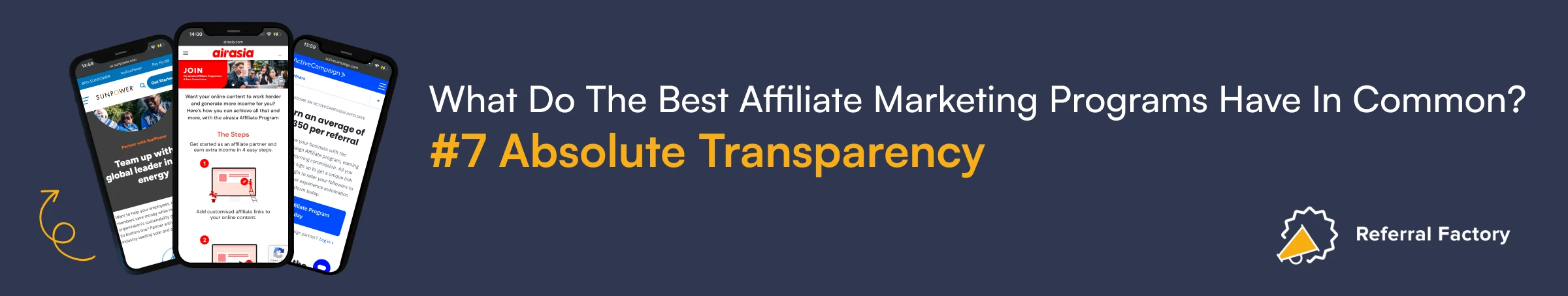 Best Affiliate Marketing Programs absolute transparency