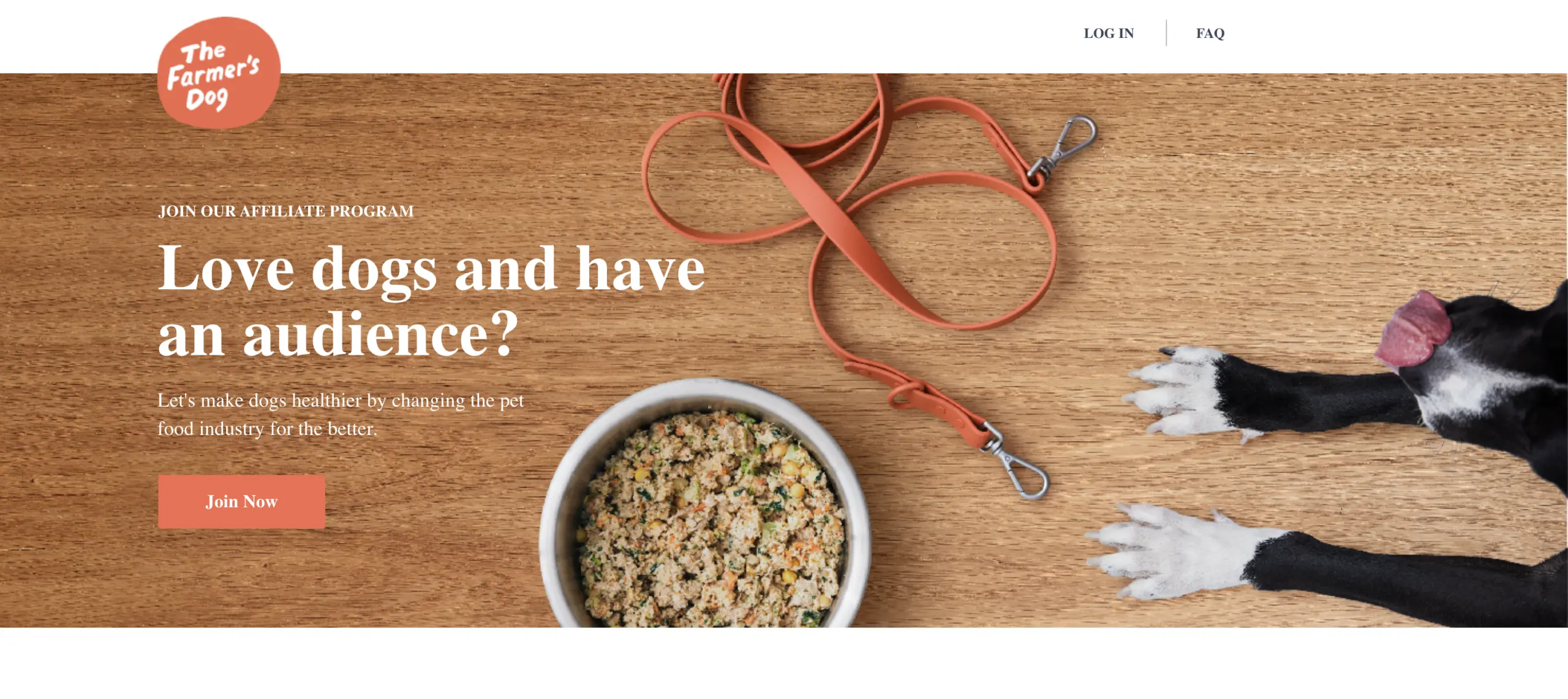 the farmers dog pet affiliate program