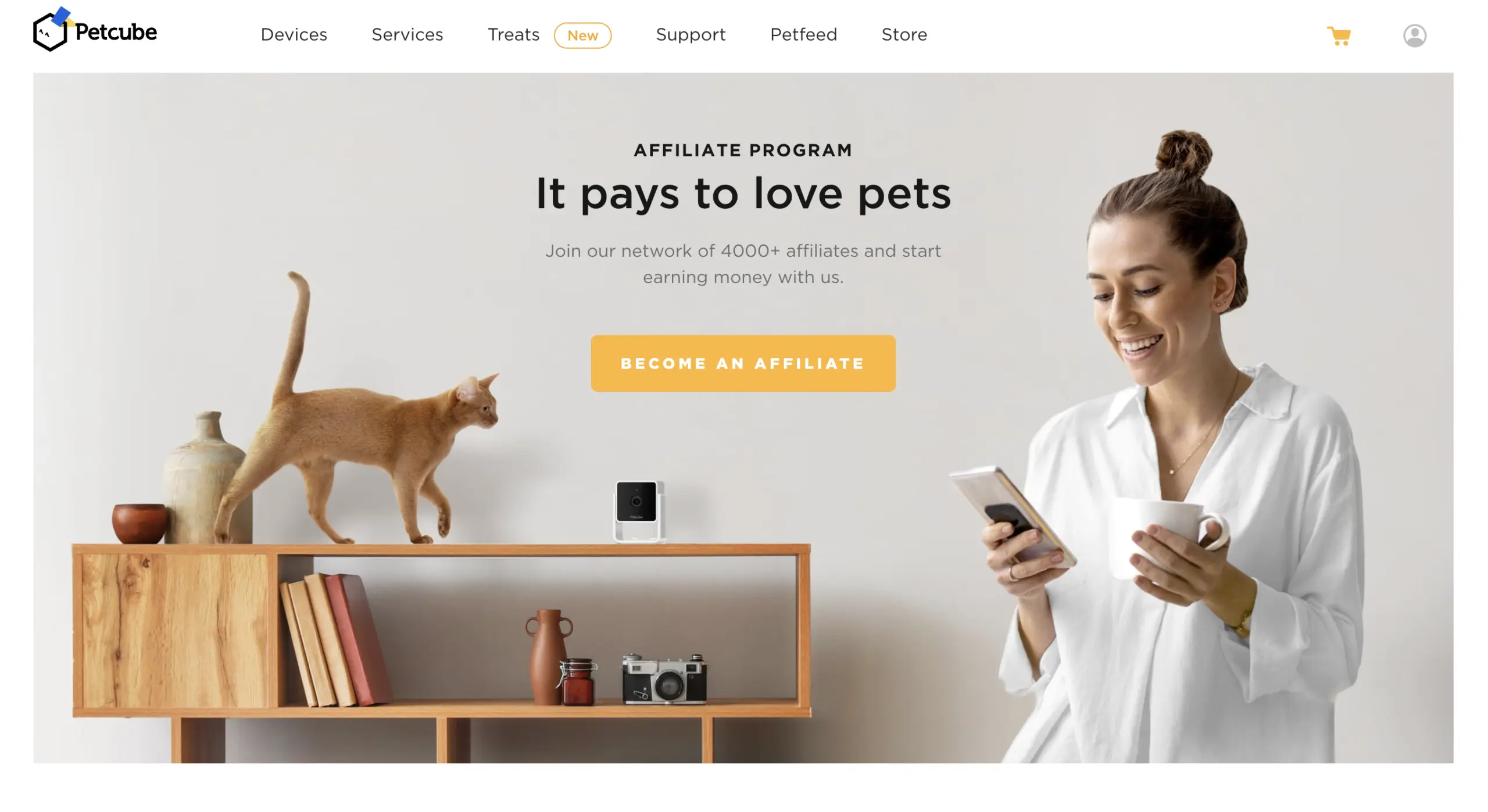 petcube pet affiliate program