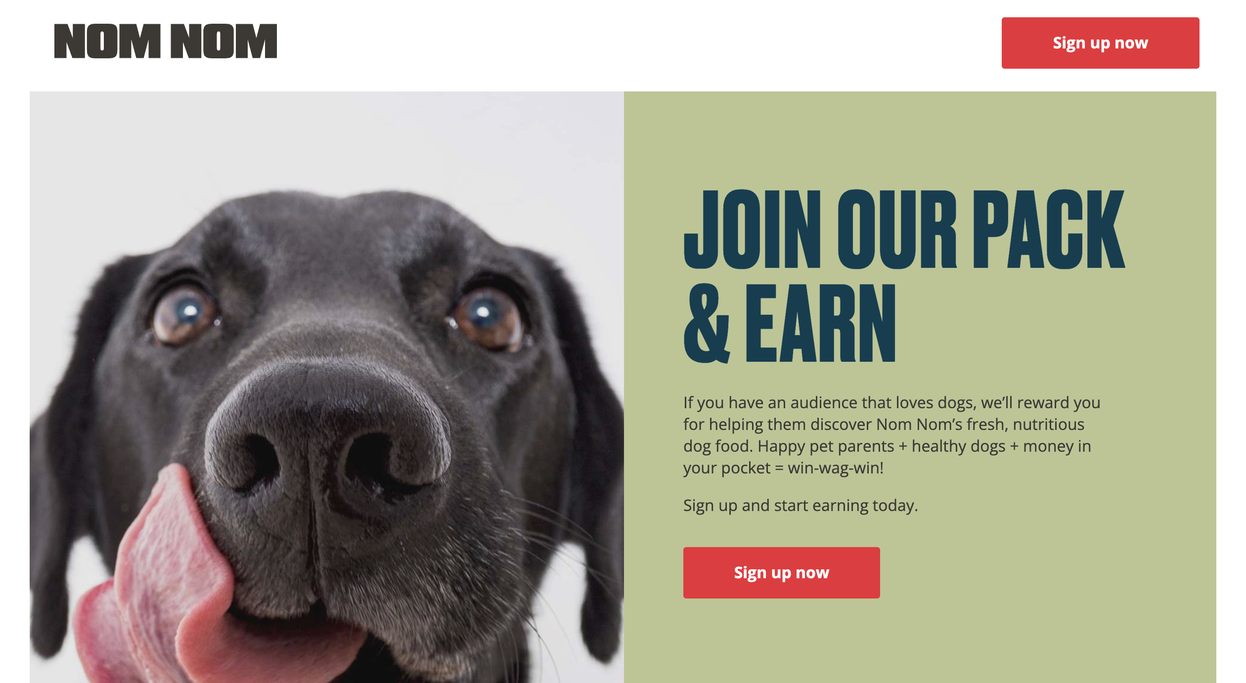 nom nom pet affiliate program