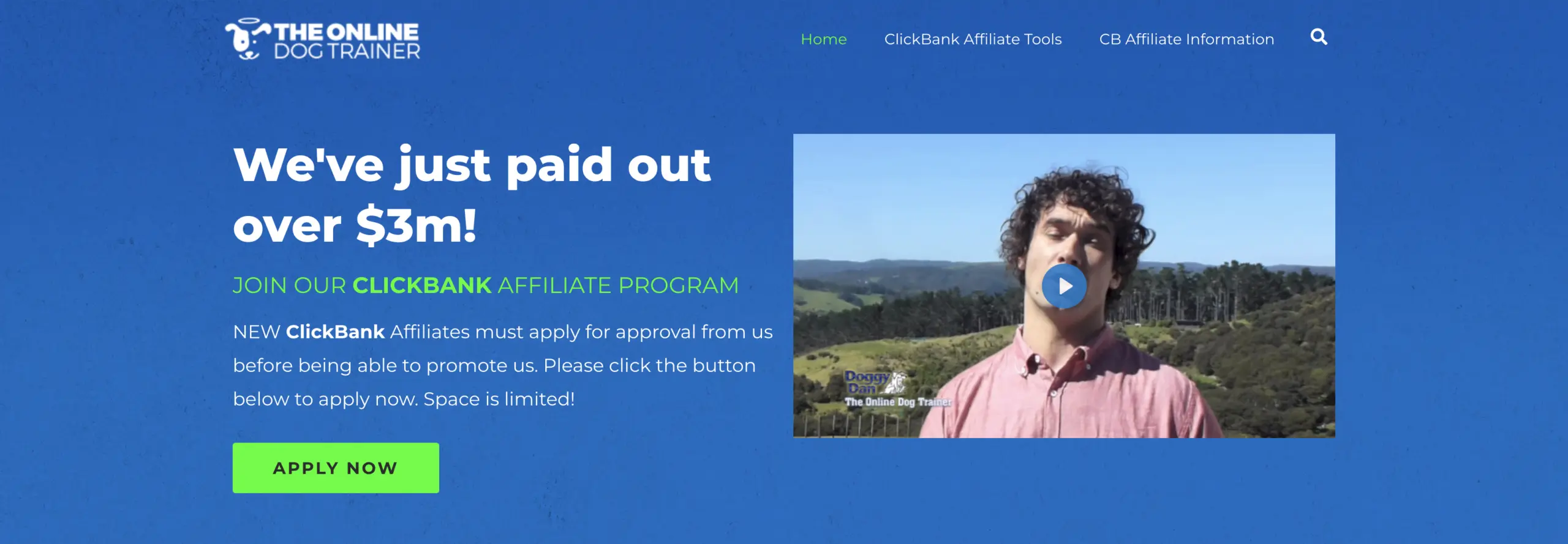 the online dog trainer pet affiliate program benefits for affiliates example