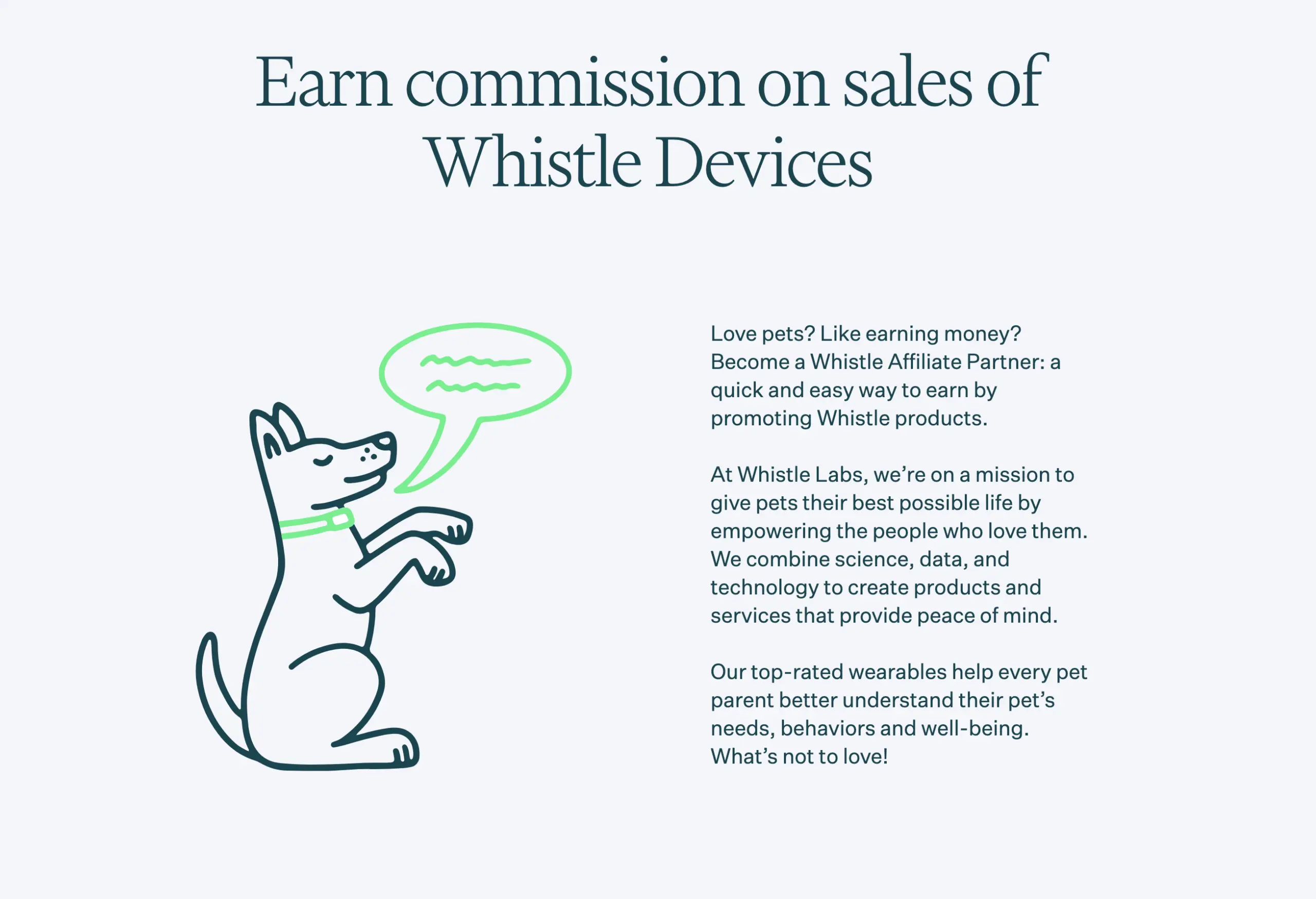 earn commission sales whistle affiiliate marketing example science based approach