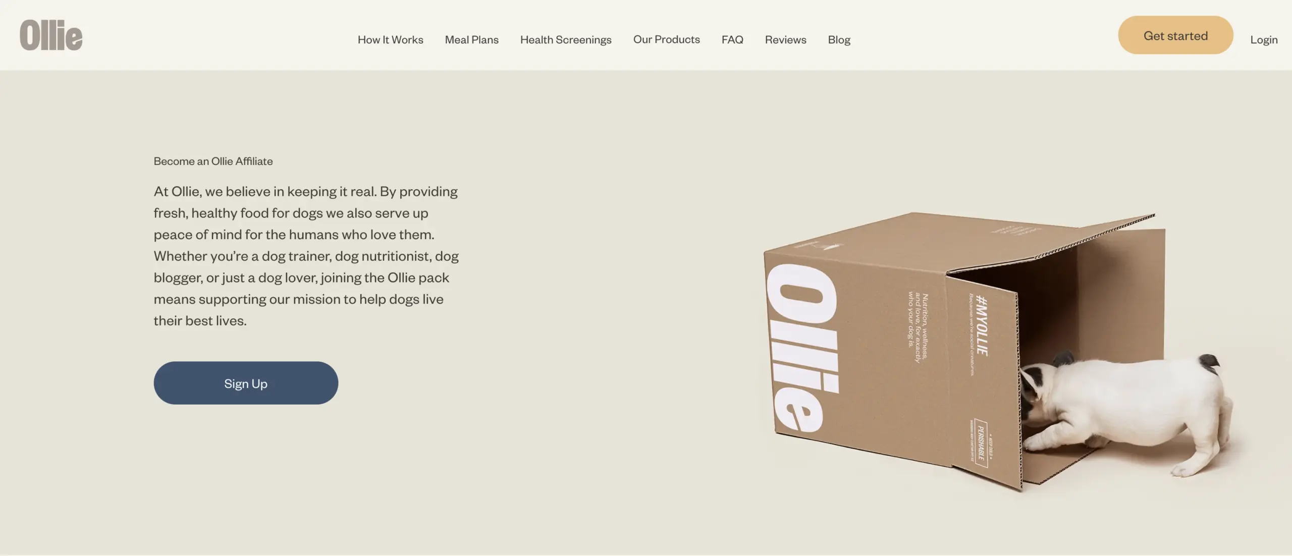 ollie pet affiliate program