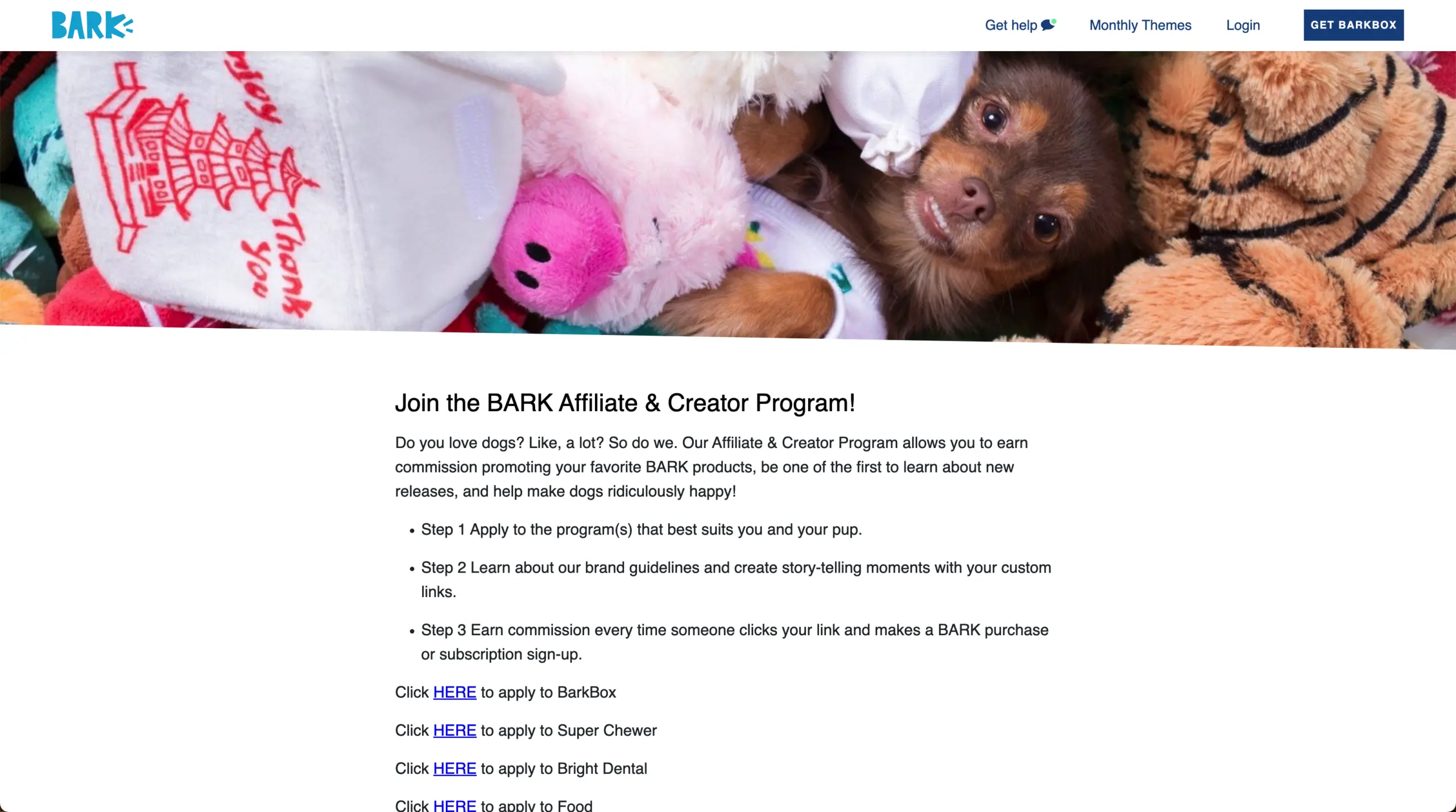 barkbox pet affiliate programs
