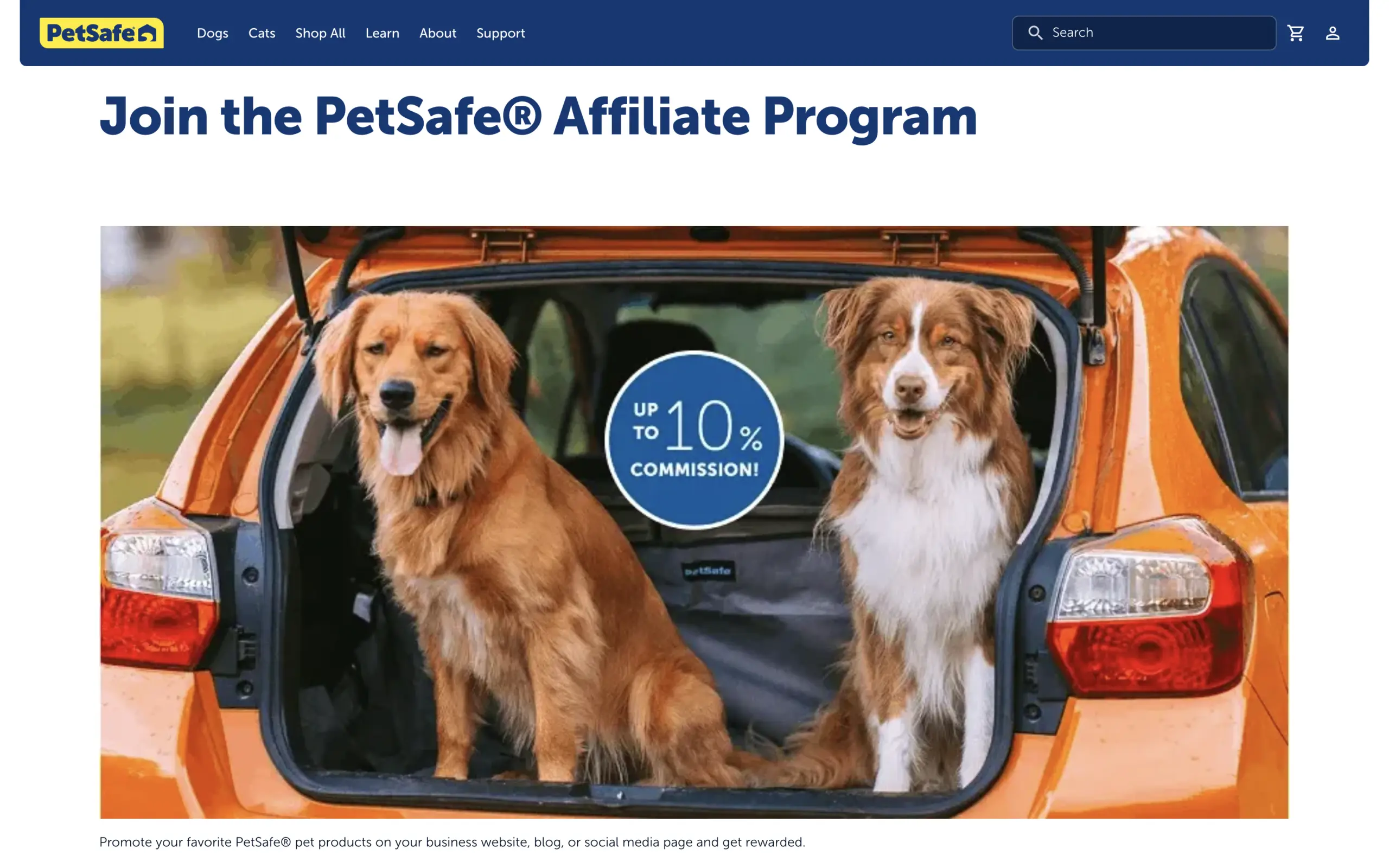petsafe pet affiliate program