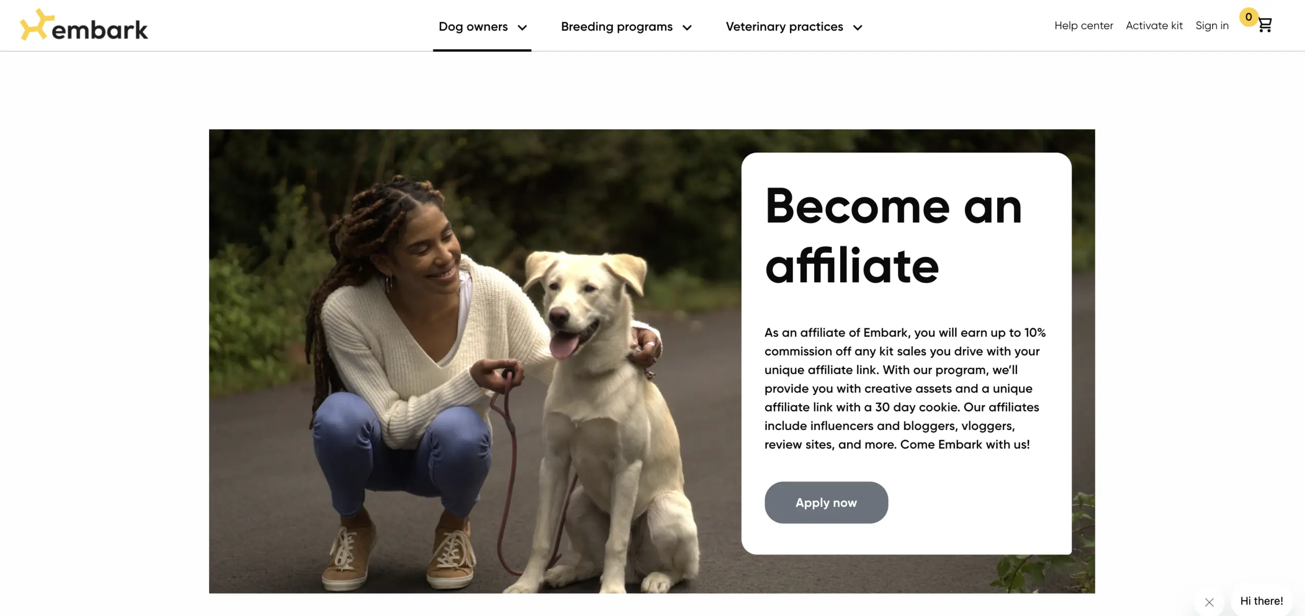 embark pet affiliate program