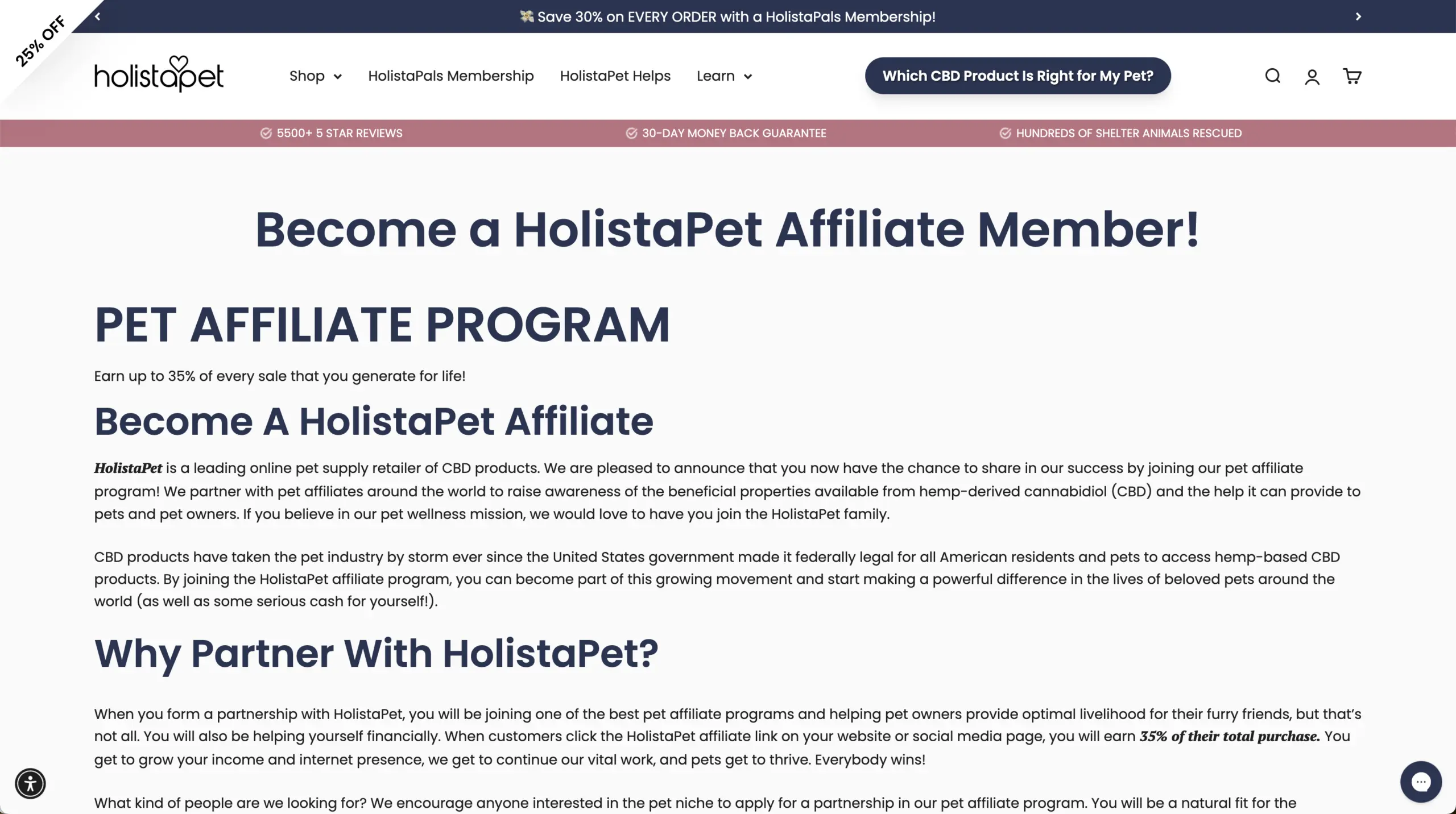holistapet pet affiliate program