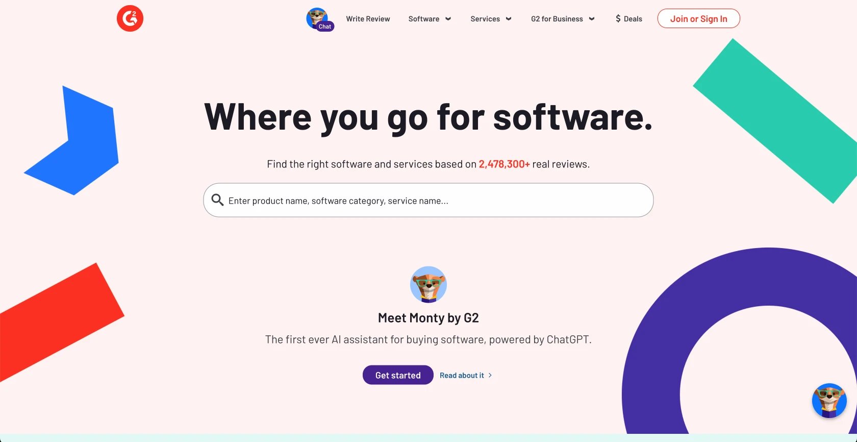 business reviews b2b software tools g2